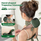 4D bionic finger wireless neck and shoulder massager with heat therapy 3 intensity levels