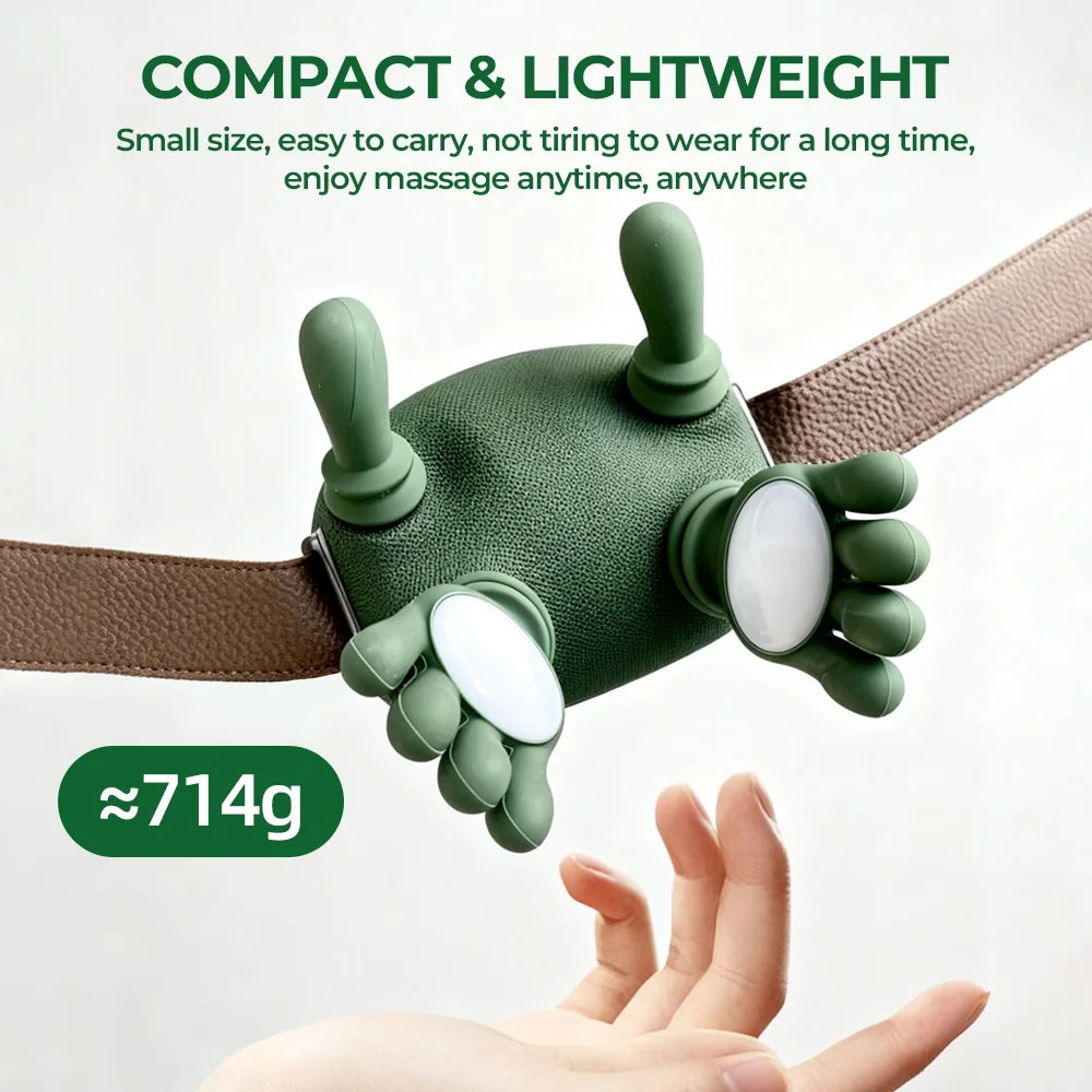 Bionic Finger Neck Shoulder Massager Wireless Trapezius Neck Cervical Kneading Massage Shawl Brushless Motor Neck masajeador