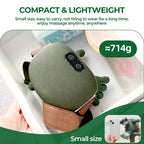 4D bionic finger wireless neck and shoulder massager with heat therapy 3 intensity levels